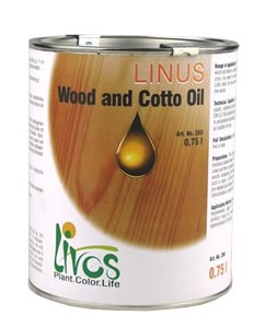 LINUS Priming Oil - Livos Linus Wood and Cotto Oil #260  5 Litres