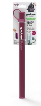 Straw Silicone Set 2 Ruby