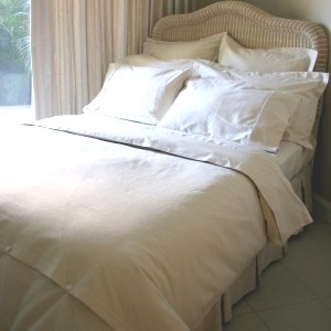 Queen Hemp Quilt Cover White Eco At Home