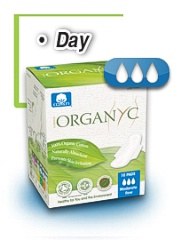 Sanitary Pads Organyc - Thin Moderate Flow, Day