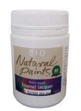 Bio Enamel Lacquer Semi Gloss White 250ml Water-based