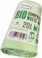 Bin Liner 20L,20 bags, tie handle
