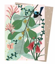 Greeting Card - Fairy Wren's Heath