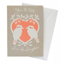 Greeting Card - Kookaburra Love