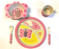 Childs Dinner Set Butterfly