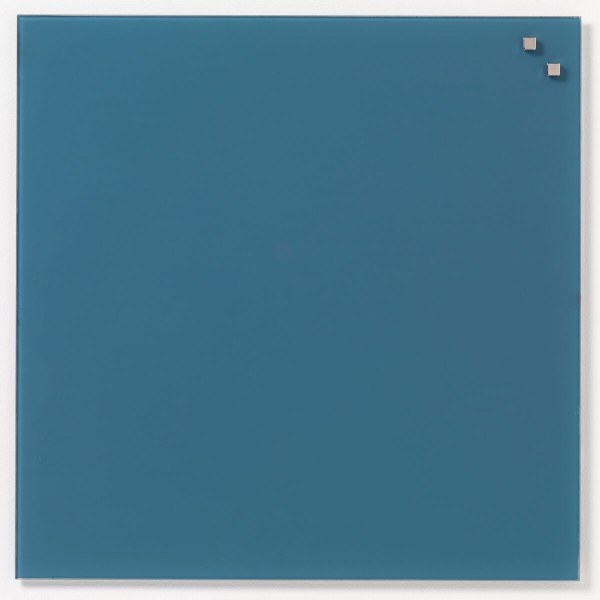 NAGA Magnetic Glass Noticeboard JEANS BLUE 45 x 45cm
