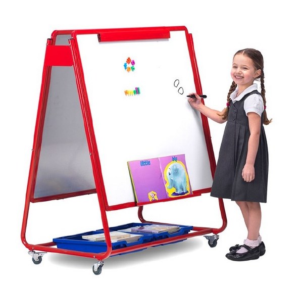 Mobile Magnetic Display/Storage Easel