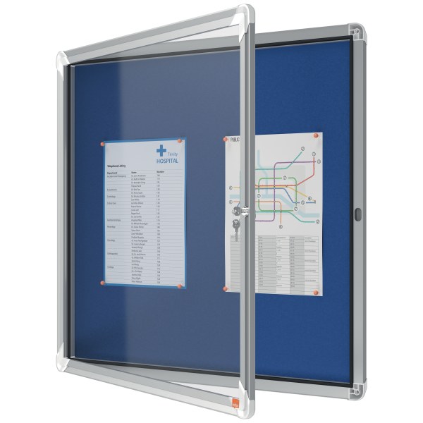 Nobo 1902555 Premium Plus Lockable Noticeboard