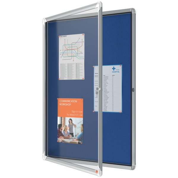 Nobo 1902556 Premium Plus Lockable Noticeboard