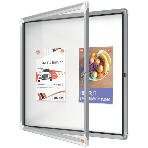 Nobo Premium Plus Lockable Whiteboard