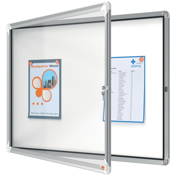 Nobo Premium Plus Lockable Whiteboard