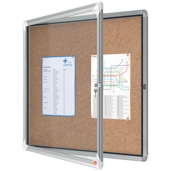 Nobo 1902562 Premium Plus Lockable Noticeboard
