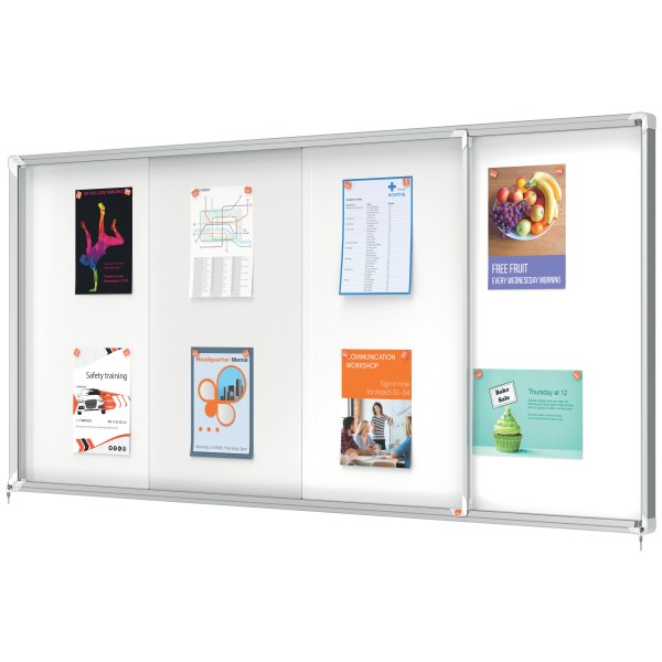 Nobo Premium Plus Lockable Whiteboard