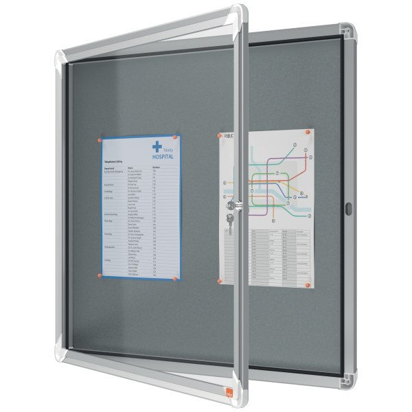 Nobo 1915328 Premium Plus Lockable Noticeboard