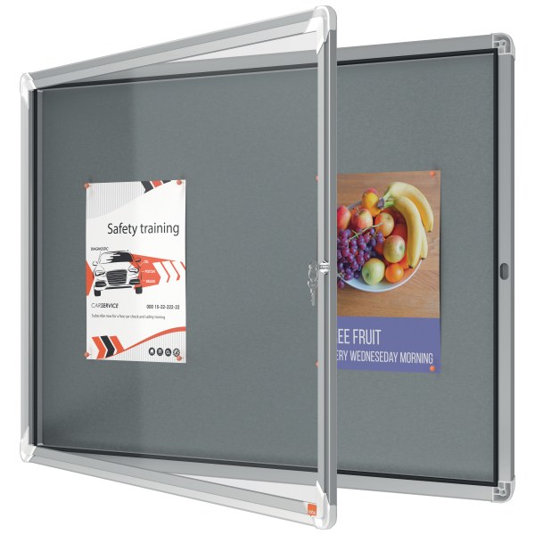 Nobo 1915329 Premium Plus Lockable Noticeboard