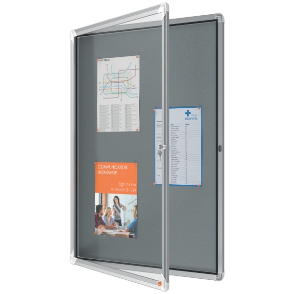 Nobo 1915330 Premium Plus Lockable Noticeboard