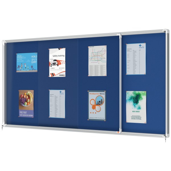 Nobo 1915335 Premium Plus Lockable Noticeboard