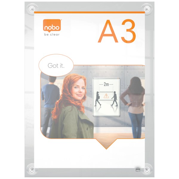 Nobo Premium Plus Removable Acrylic Poster Frame
