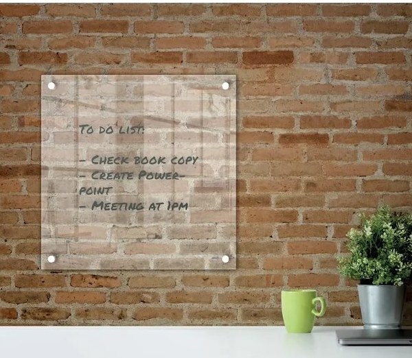 Nobo Acrylic Home Office Memo Board