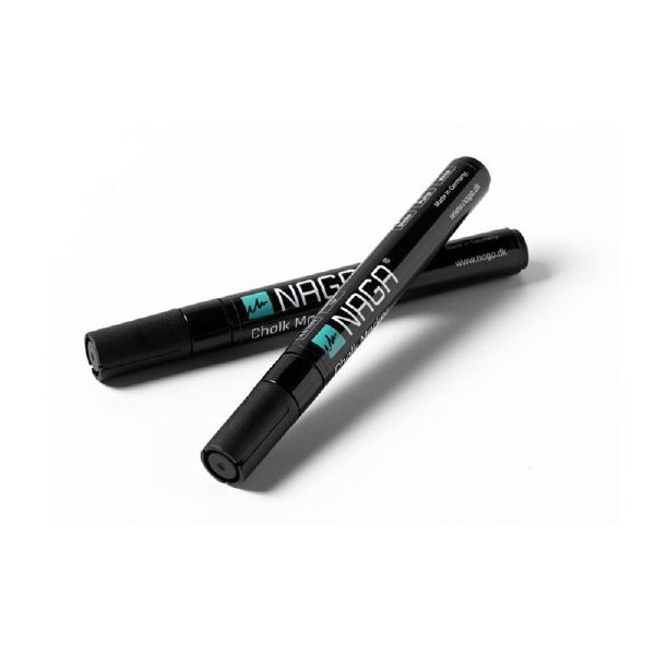 Naga Chalk Markers Black 4.5mm (Pack 2)