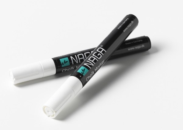 Naga Chalk Markers White 4.5mm (Pack 2)
