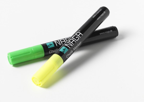 Naga Chalk Markers Green/Yellow 4.5mm (Pack 2)