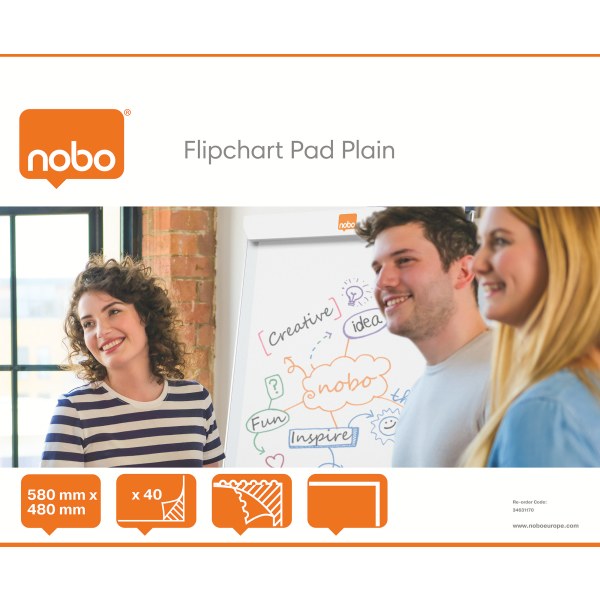 Nobo 34631170 Barracuda Flip Pads Size B1 Pack of 5