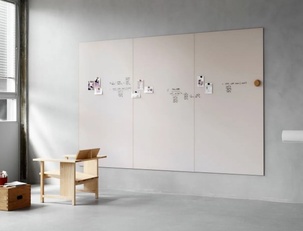 Silk Spaces Matt Glass Writing Wall