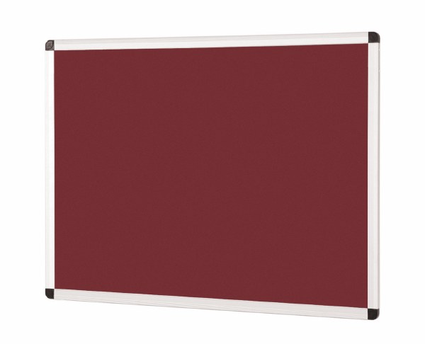 Metroplan Felt Noticeboard 600 x 450mm Burgundy
