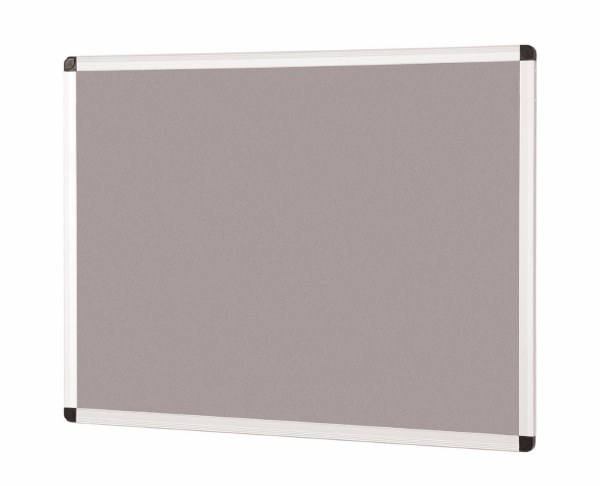 Metroplan Felt Noticeboard 600 x 450mm Grey