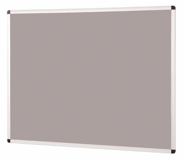 Metroplan Felt Noticeboard 900 x 600mm Grey