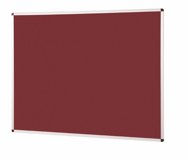Metroplan Felt Noticeboard 1200 x 900mm Burgundy