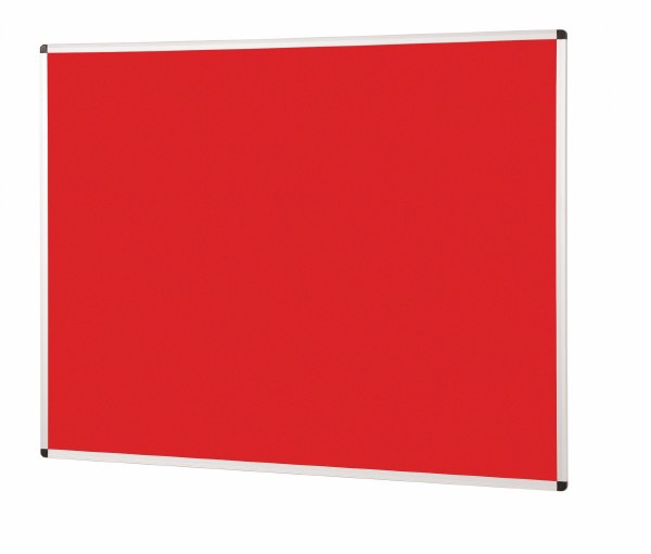 Metroplan Felt Noticeboard 1200 x 900mm Red