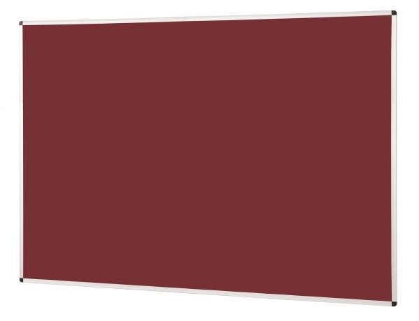 Metroplan Felt Noticeboard 1200 x 1800mm Burgundy