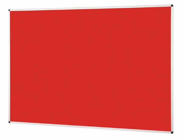 Metroplan Felt Noticeboard 1200 x 1800mm Red