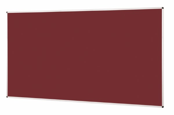 Metroplan Felt Noticeboard 1200 x 2400mm Burgundy