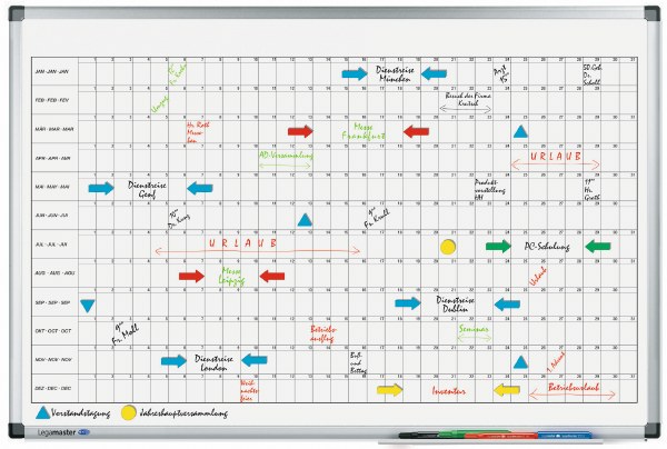 Premium Year Planner Horizontal 60x90cm