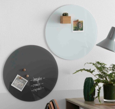 NAGA Circle Glass Noticeboards