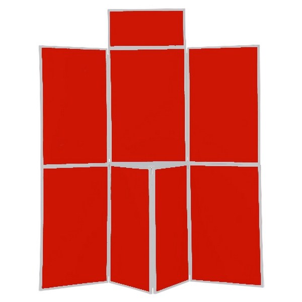 7 Panel Folding Display Stand