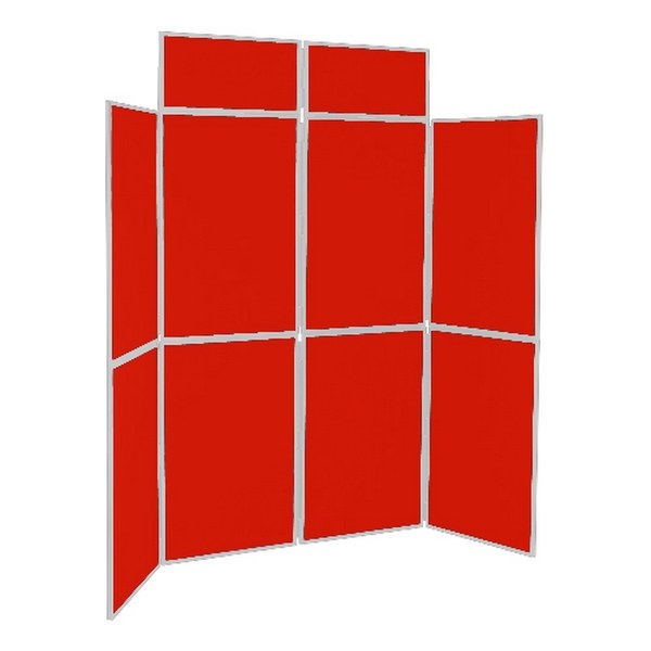 8 Panel Folding Display Stand 8 Colours Available!