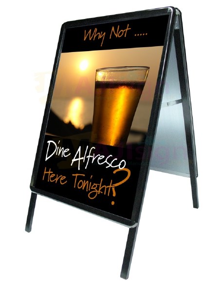 A-Board Snapframe Pavement Sign