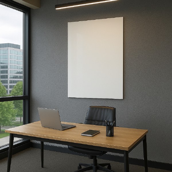 SPACE Frameless Whiteboard size 1180 x 880mm