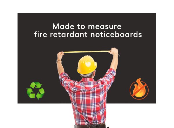 Made to Measure Eco-Sound Blazemaster Noticeboard