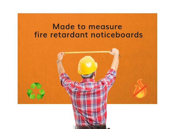 Made to Measure Eco-Sound Blazemaster Noticeboard