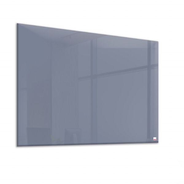 Casca Magnetic Glass Writing Board 1200 x 1000mm Blue Shadow