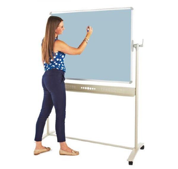 Colourwipe Mobile Board 1200 x 1200mm Blue & Blue