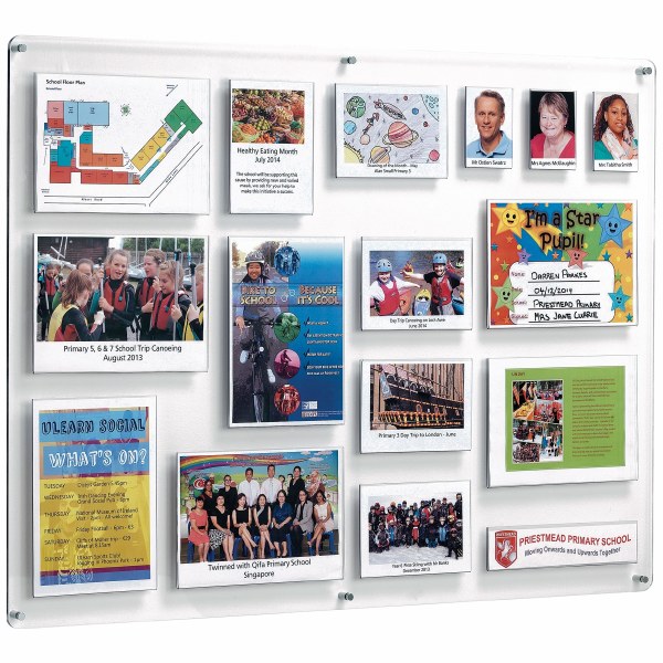 Crystal Wall School Achievements Board