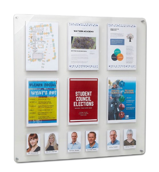 Crystal Wall Notice Frame