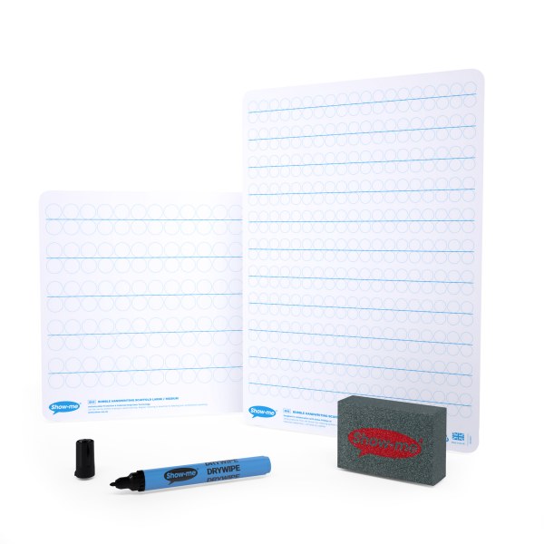 Show-me Bubble Handwriting A4 Whiteboards