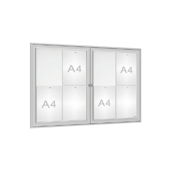 Tradition Double Door Outdoor Noticeboard